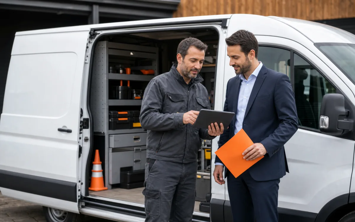Leasing utilitaire professionnel en situation professionnelle